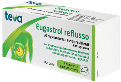 EUGASTROL REFLUSSO*7CPR 20MG - pharmaluna
