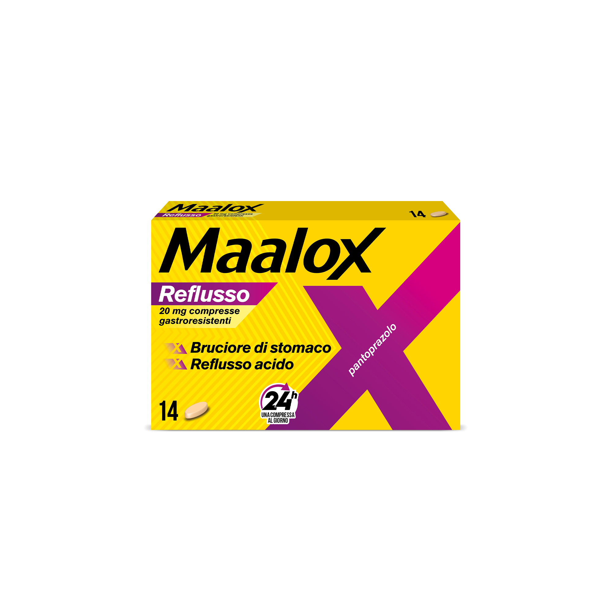 MAALOX REFLUSSO*14CPR 20MG - pharmaluna