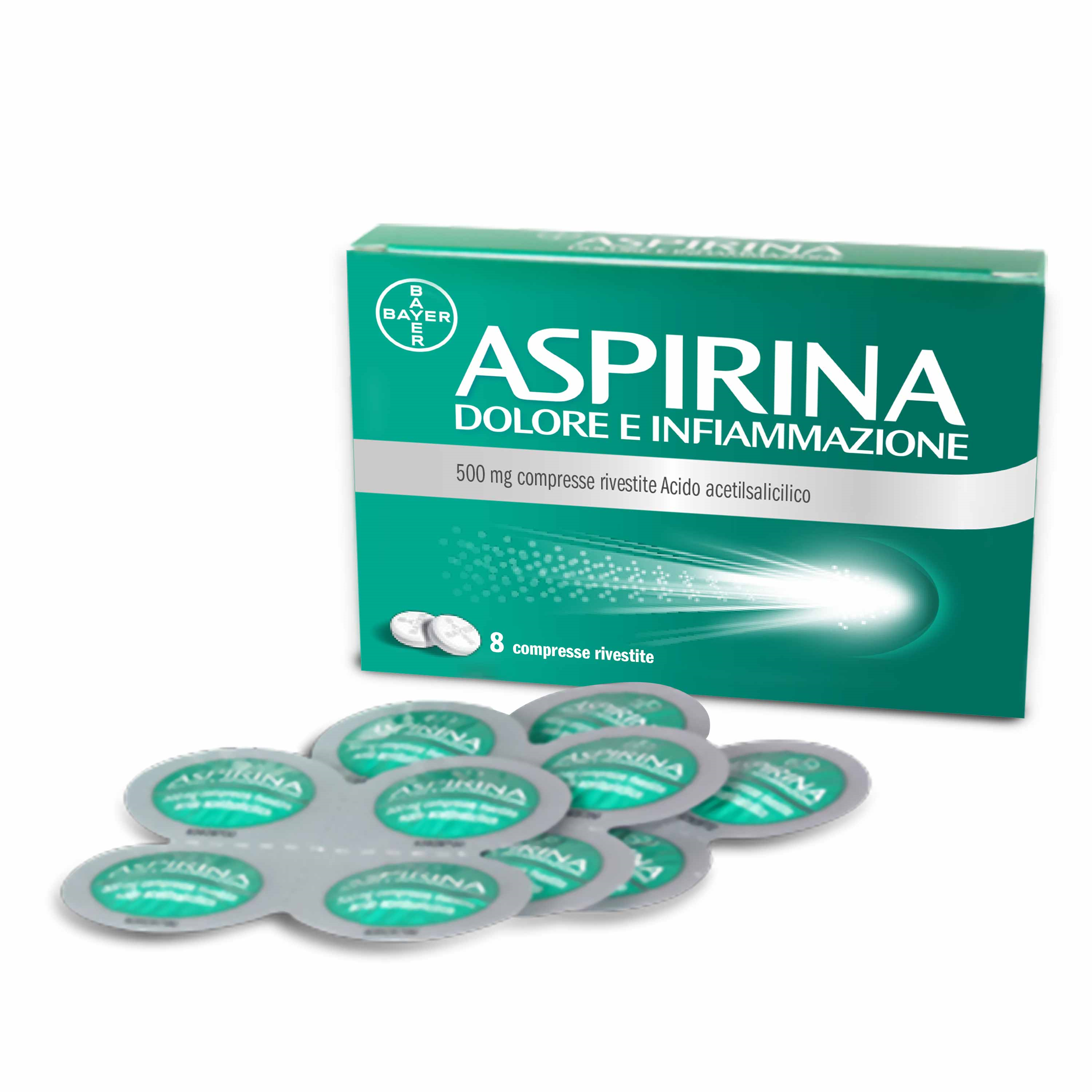 ASPIRINA DOLORE INF*8CPR 500MG - pharmaluna