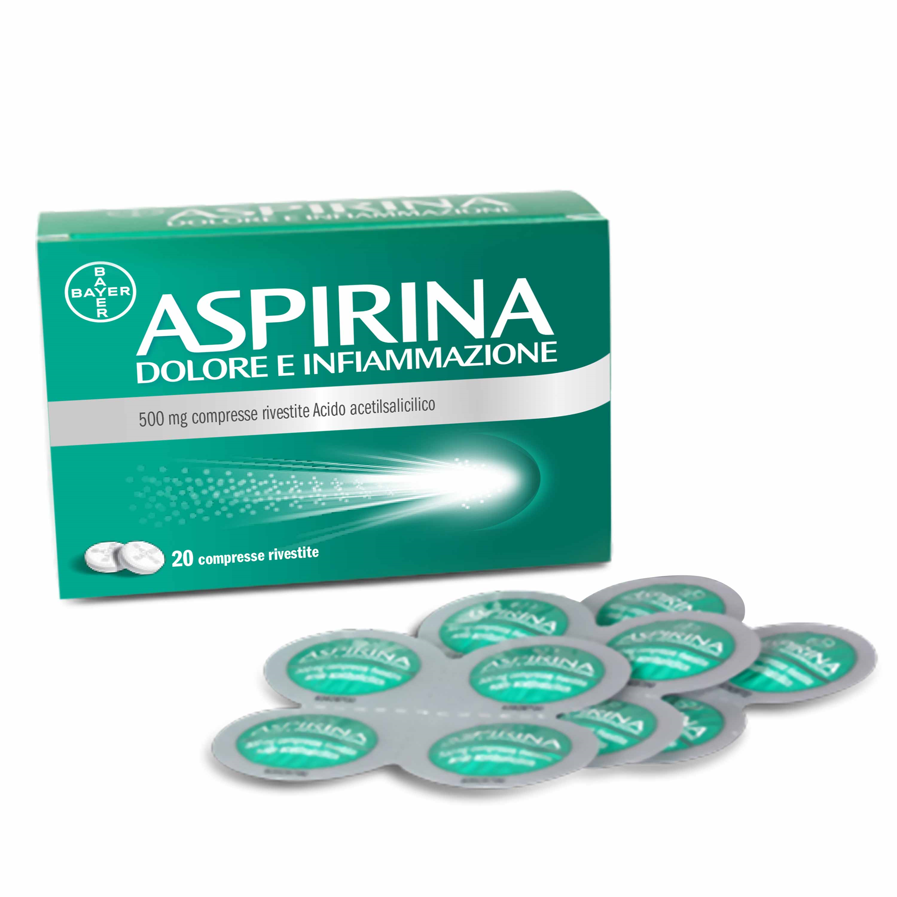ASPIRINA DOLORE INF*20CPR500MG - pharmaluna