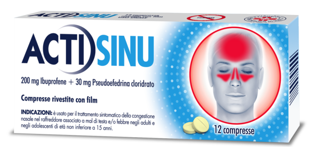 ACTISINU*12CPR 200MG+30MG - pharmaluna