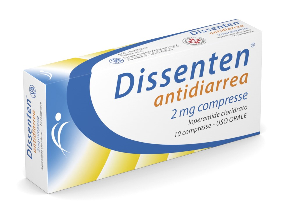 DISSENTEN ANTIDIARREA*10CPR2MG - pharmaluna