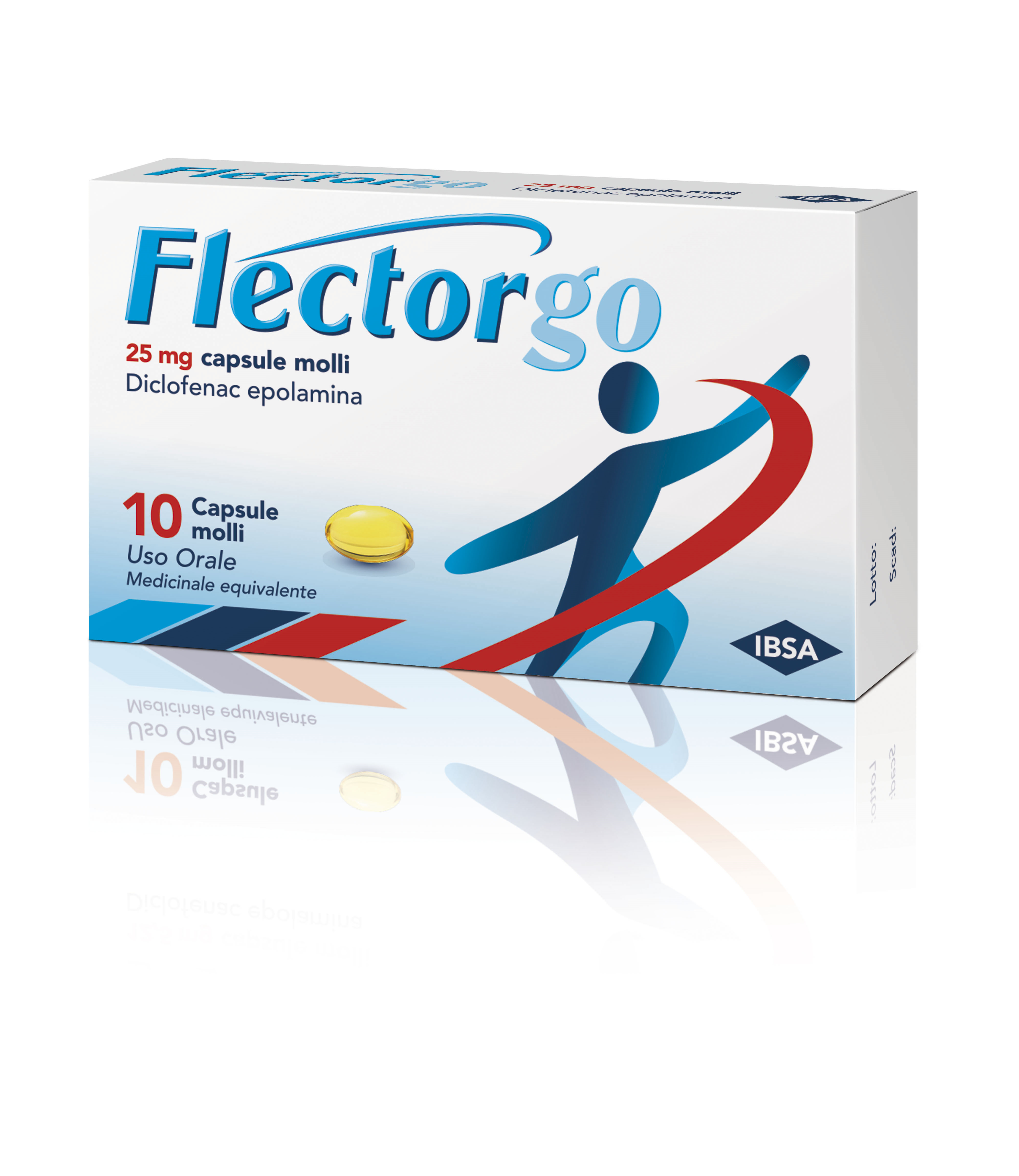 FLECTORGO*10CPS MOLLI 25MG - pharmaluna