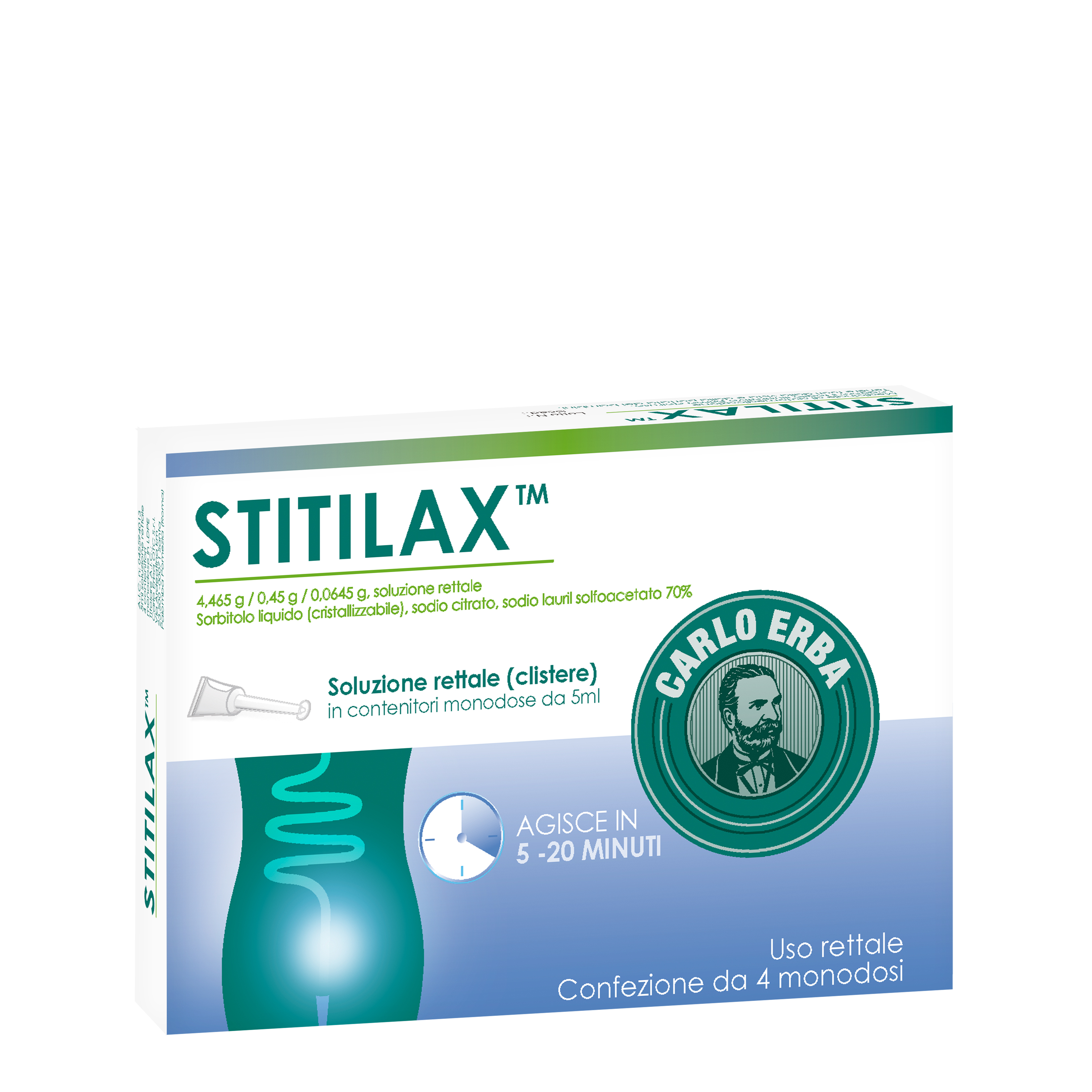 STITILAX*RETT SOL 4FL MONO 5ML - pharmaluna