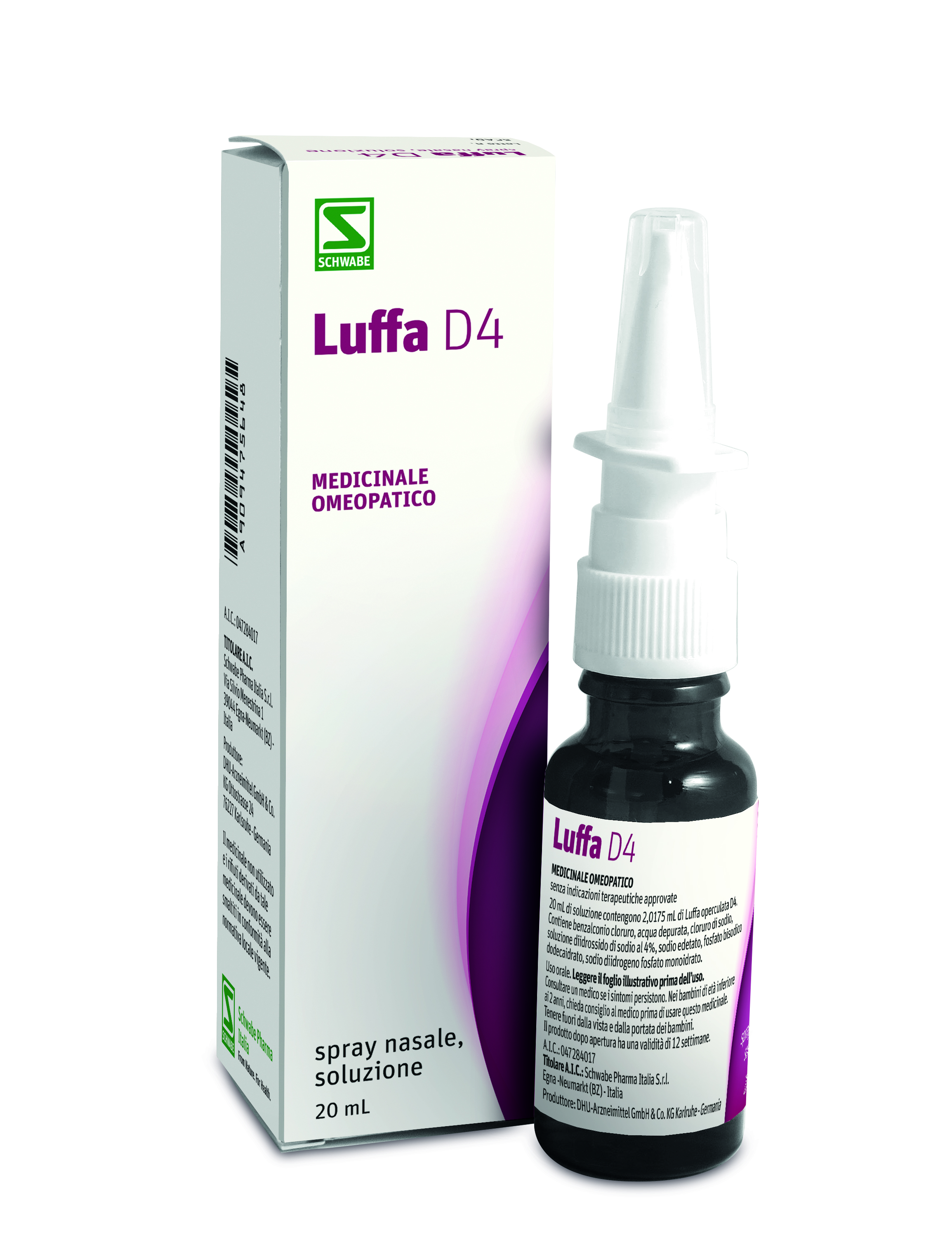 LUFFA*D4 SPRAY NASALE 1FL 20ML - pharmaluna