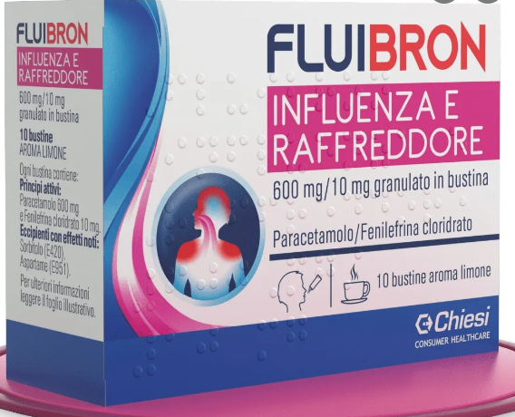 FLUIBRON INFLUENZA E RAFF*10BS - pharmaluna