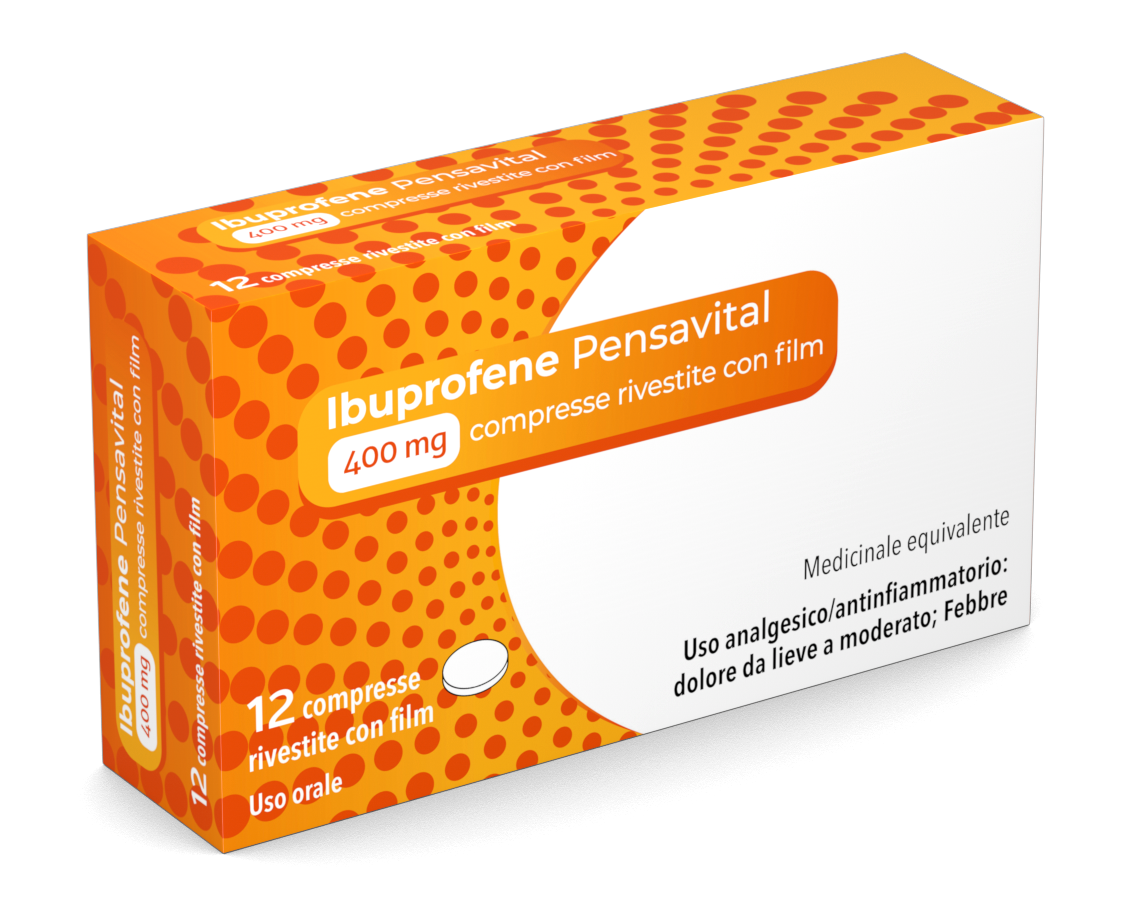 IBUPROFENE PENSA*12CPR 400MG - pharmaluna