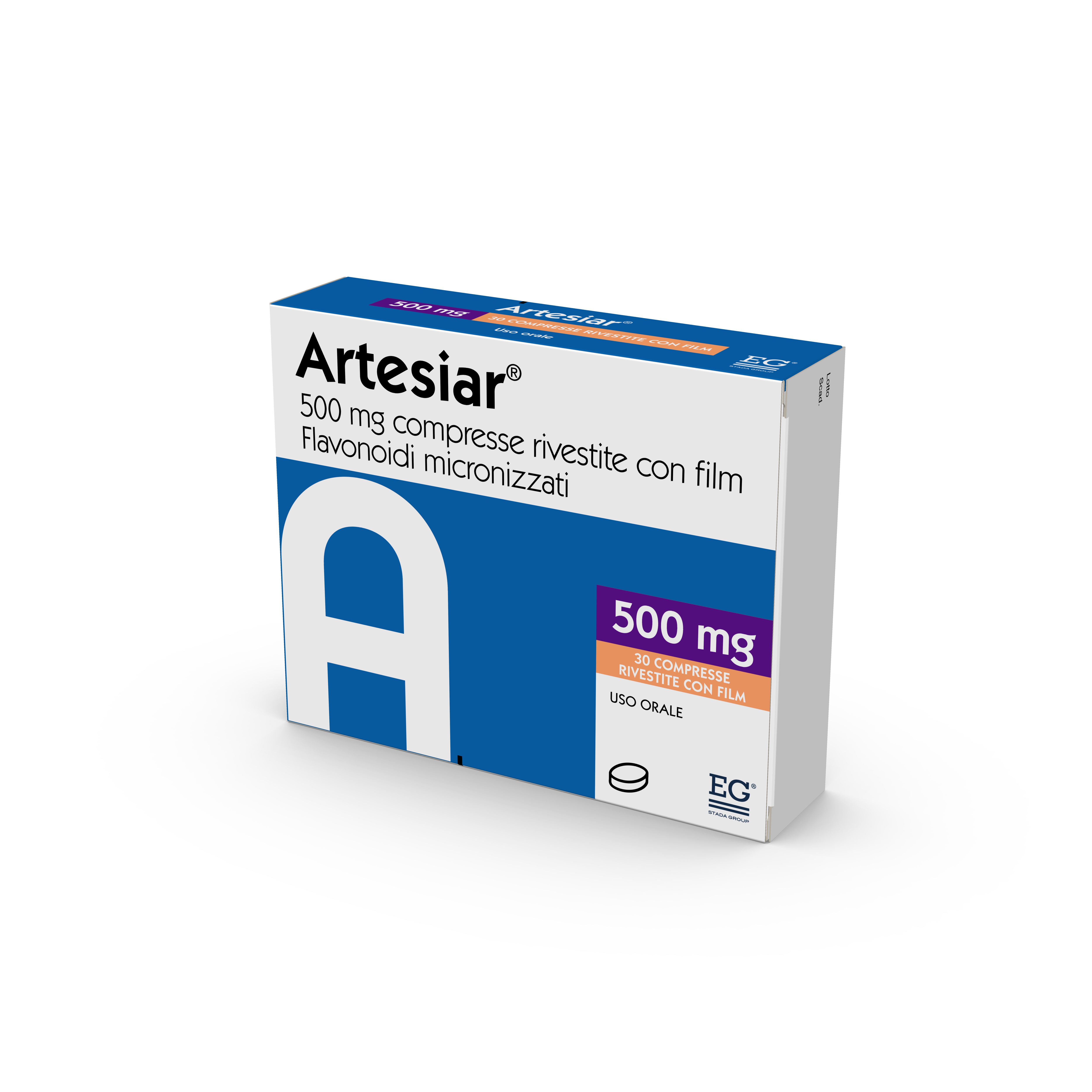 ARTESIAR*30CPR RIV 500MG - pharmaluna