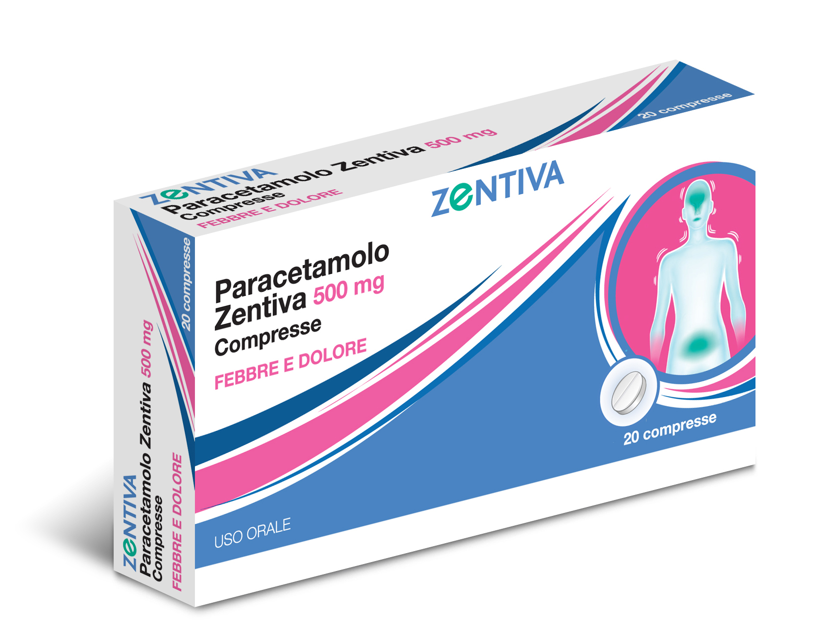 PARACETAMOLO ZEN*20CPR 500MG - pharmaluna