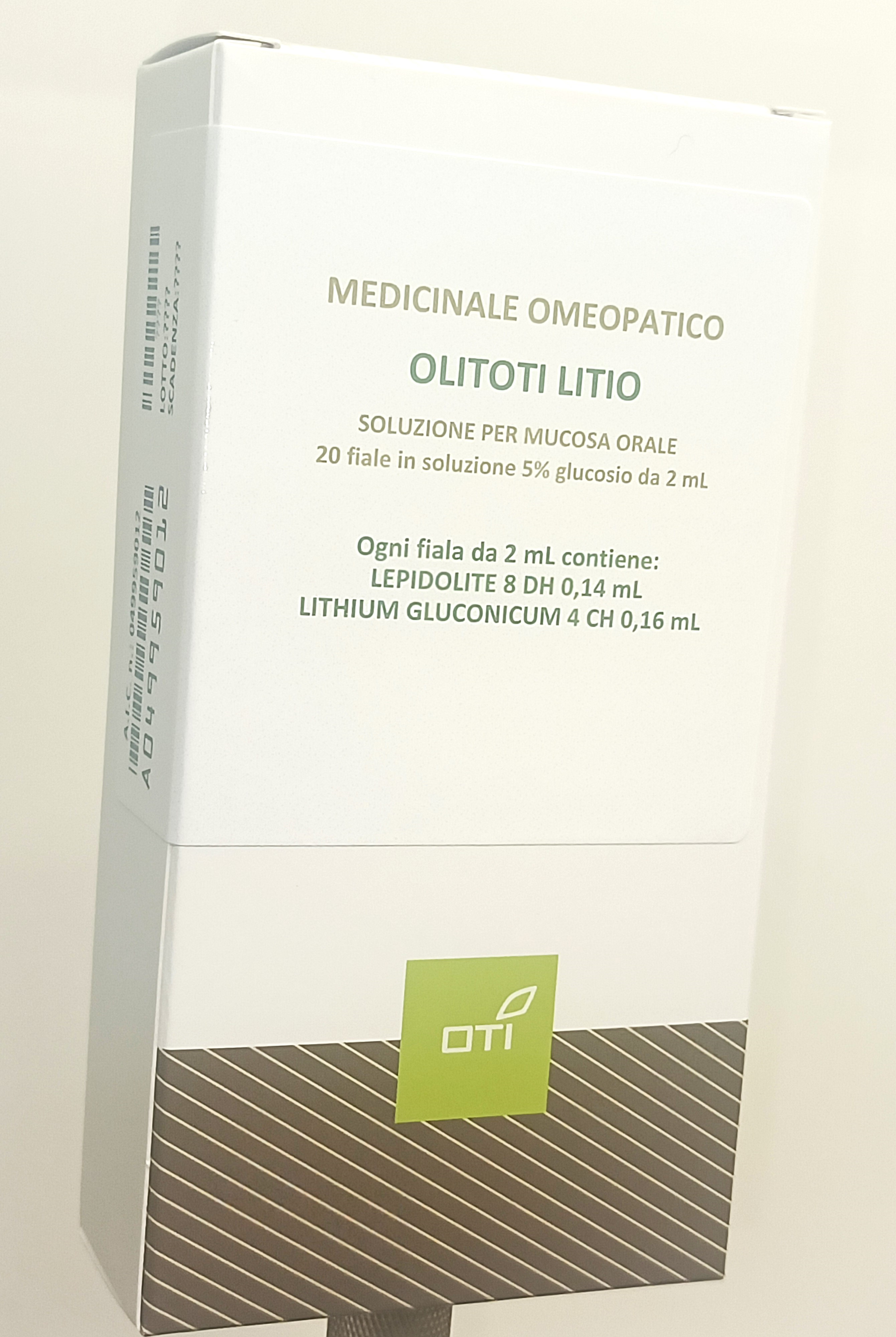 OLITOTI LITIO*OS 20F 5% 2ML - pharmaluna