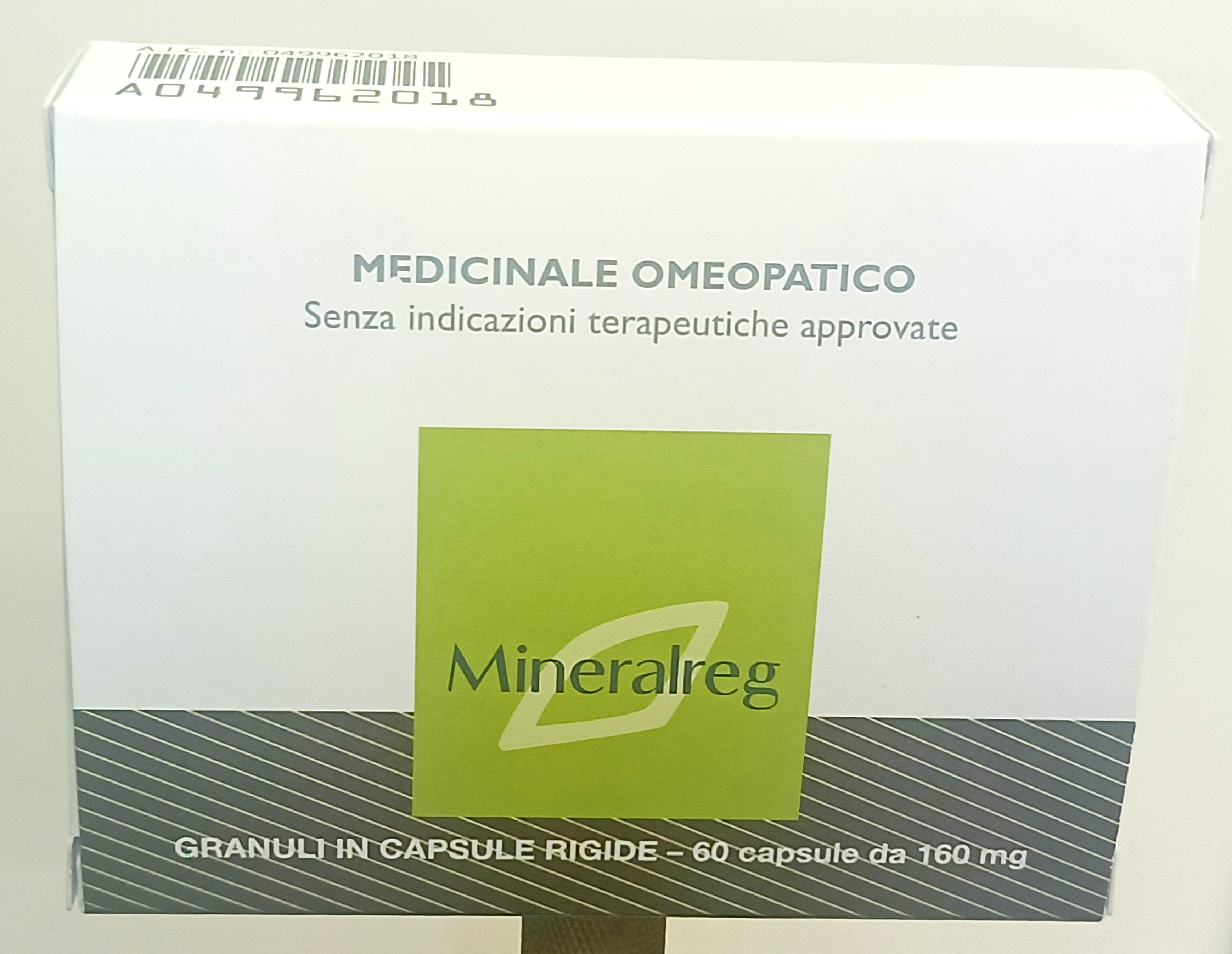 MINERALREG*60CPS 160MG - pharmaluna
