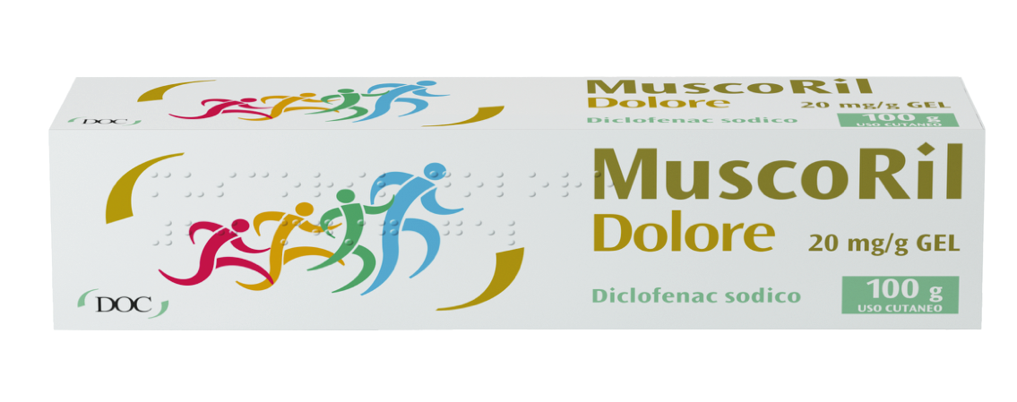 MUSCORIL DOLORE*GEL100G 20MG/G - pharmaluna