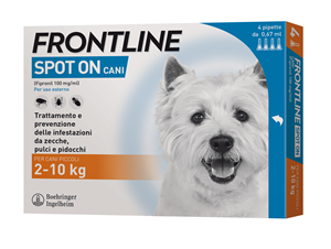 FRONTLINE*4PIP 2-10KG CANI - pharmaluna