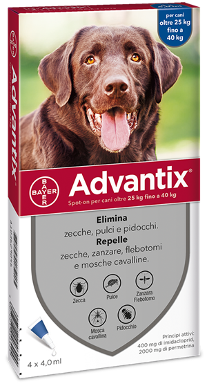 ADVANTIX SPOT ON*4PIP 25-40KG - pharmaluna