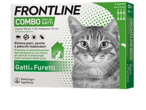 FRONTLINE COMBO*6PIP GATTI/FUR - pharmaluna