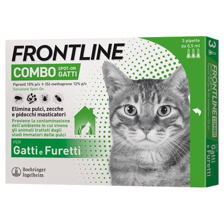 FRONTLINE COMBO*3PIP GATTI/FUR - pharmaluna