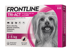 FRONTLINE TRI-ACT*3PIP 2-5KG - pharmaluna