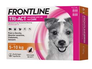 FRONTLINE TRI-ACT*6PIP 5-10KG - pharmaluna