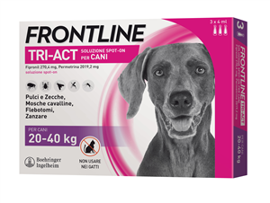 FRONTLINE TRI-ACT*3PIP 20-40KG - pharmaluna