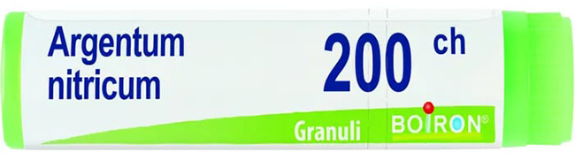 ARGENTUM NITRICUM 200 CH GLOBULI 1G - pharmaluna