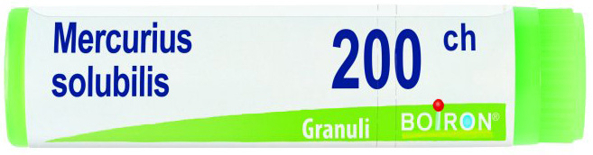 MERCURIUS SOLUBILIS 200 CH GLOBULI - pharmaluna