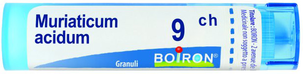 MURIATICUM ACIDUM 9 CH GRANULI - pharmaluna