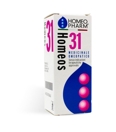 HOMEOS 31 GOCCE 50 ML - pharmaluna