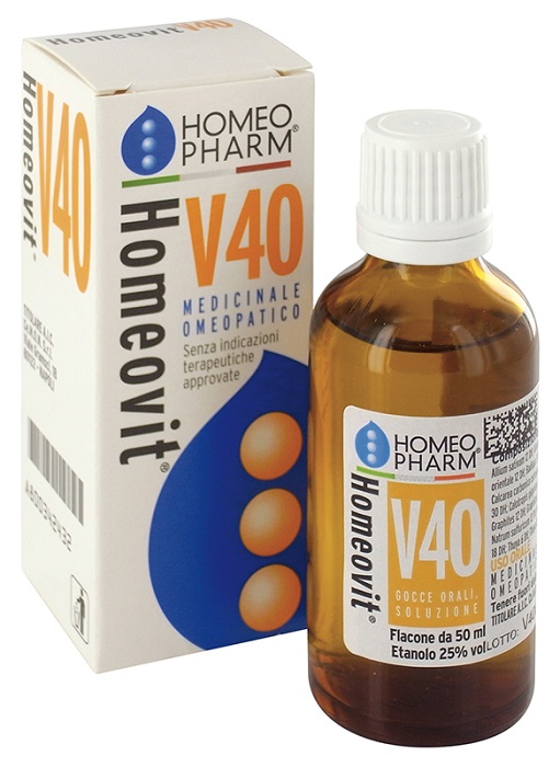 HOMEOVIT V40 GOCCE 50 ML - pharmaluna