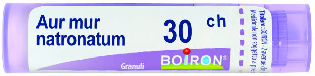 AURUM MURIATICUM NATR 30CH GRANULI - pharmaluna