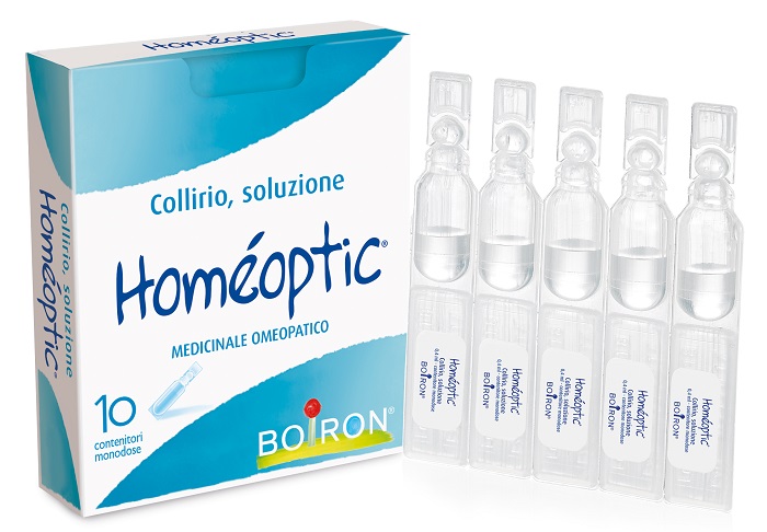 HOMEOPTIC COLLIRIO MONODOSE 10 FIALE 0,4 ML - pharmaluna
