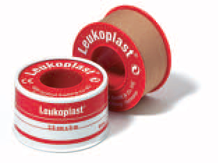 CEROTTO CHIRURGICO PER FISSAGGIO MEDICAZIONI IN ROCCHETTO LEUKOPLAST SUPPORTO VISCOSA COLOR PELLE MASSA ADESIVA CAUCCIU' OSSIDO DI ZINCO 2,5X500CM - pharmaluna