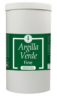 ARGILLA VERDE FINE 1 KG - pharmaluna