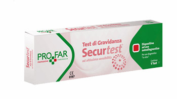 SECURTEST GRAVIDANZA 1 TEST PROFAR - pharmaluna