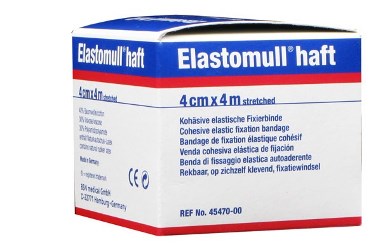 BENDA ELASTICA AUTOADESIVA ELASTOMULL HAFT COMPRESSIONE FORTE 4X400 CM - pharmaluna