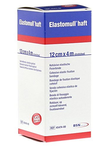BENDA ELASTICA AUTOADESIVA ELASTOMULL HAFT COMPRESSIONE FORTE 12X400 CM - pharmaluna