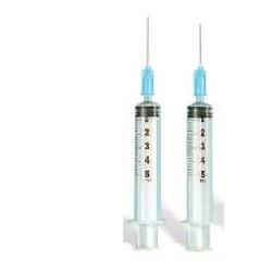 SIRINGA 5 ML AGO GAUGE 21 NUMERO 2 CONO CENTRALE 1 PEZZO - pharmaluna