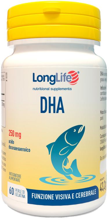 LONGLIFE DHA 200 MG 60 PERLE - pharmaluna