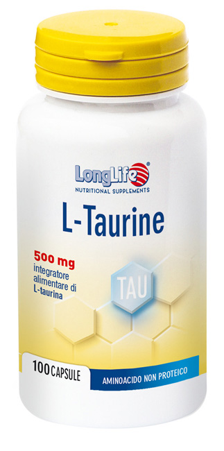 LONGLIFE LTAURINE 500 MG 100 CAPSULE - pharmaluna