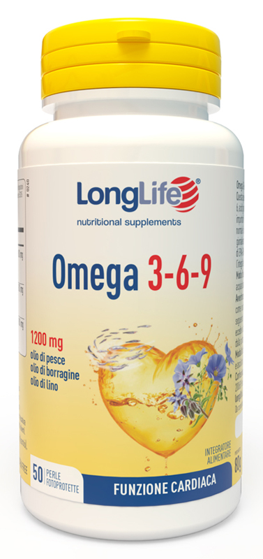LONGLIFE OMEGA 3-6-9 50 PERLE FOTOPROTETTE - pharmaluna