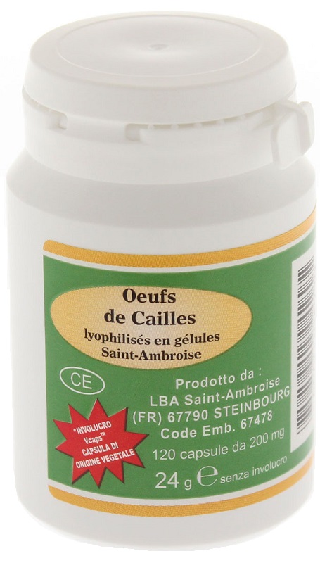 UOVA COTURNIX 120CPS - pharmaluna