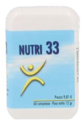 NUTRI 33 60 COMPRESSE - pharmaluna