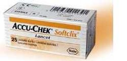 LANCETTE PUNGIDITO ACCU-CHEK SOFTCLIX 25 PEZZI - pharmaluna