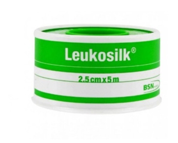 CEROTTO ADESIVO IPOALLERGENICO PER FISSAGGIO MEDICAZIONI LEUKOSILK SUPPORTO ACETATO DI CELLULOSA BIANCO ADESIVO POLIACRILICO SENZA RESINE E GOMME NATURALI 2,5X500CM MUTUABILE - pharmaluna