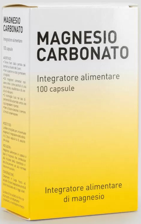 MAGNESIO CARBONATO 100 CAPSULE - pharmaluna