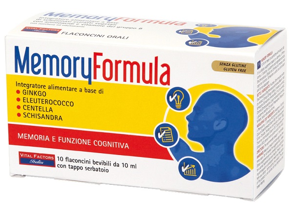 MEMORY FORMULA 10 FLACONCINI 10 ML - pharmaluna