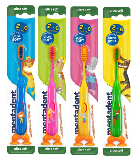 MENTADENT SPAZZOLINO KIDS - pharmaluna