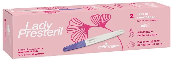 TEST DI GRAVIDANZA LADY TEST 2 PEZZI - pharmaluna