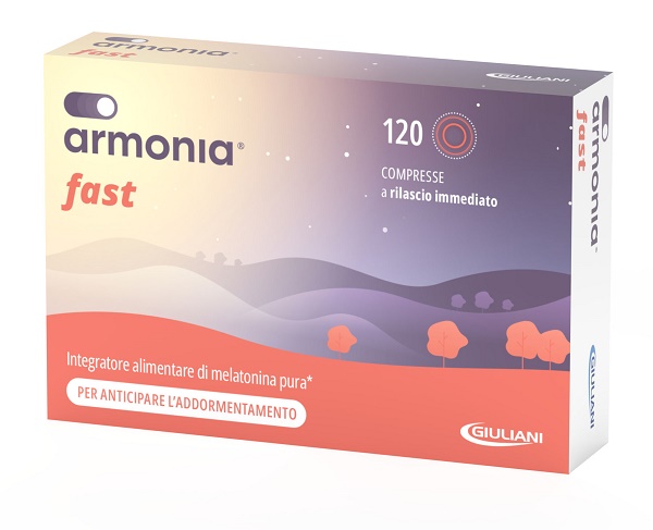 ARMONIA FAST 1 MG MELATONINA 120 COMPRESSE - pharmaluna