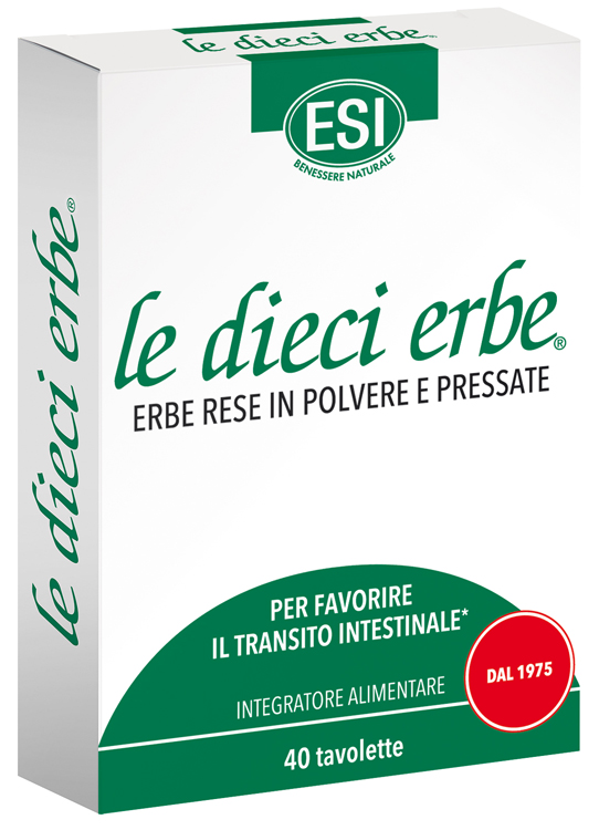 ESI LE DIECI ERBE 40 TAVOLETTE - pharmaluna