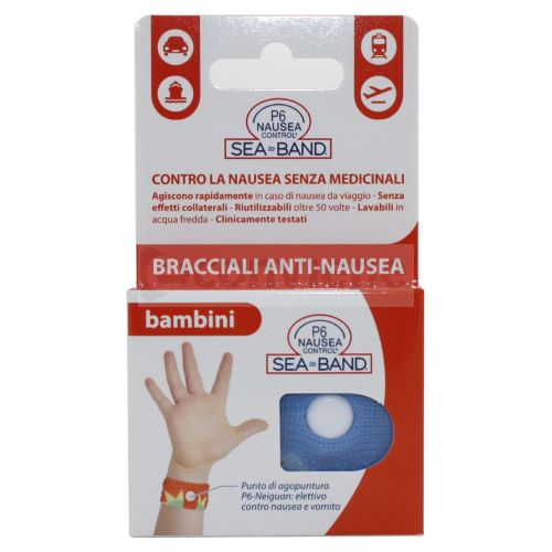 BRACCIALE ANTI NAUSEA PER BAMBINI P6 NAUSEA CONTROL 2 PEZZI - pharmaluna